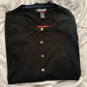 Black button up cardigan